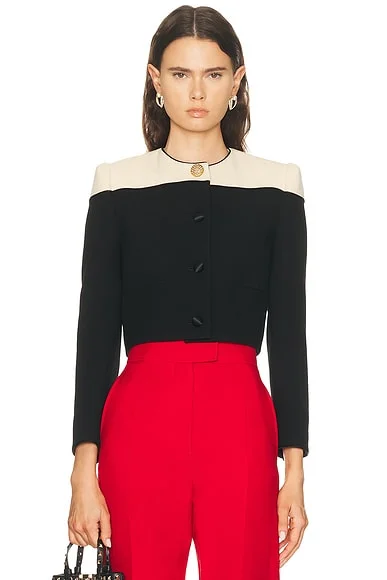 Wool Crepe Jacket