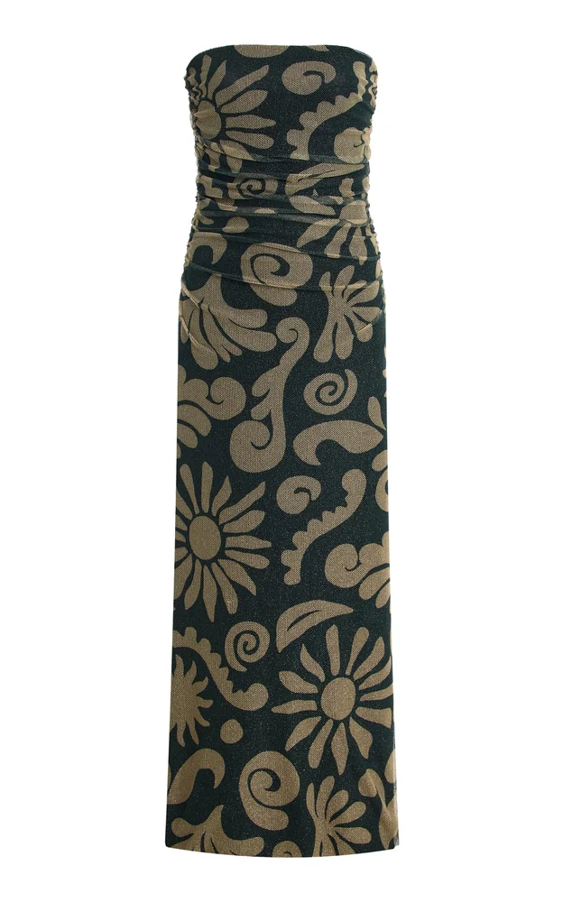 Daphne Printed Poplin Maxi Dress