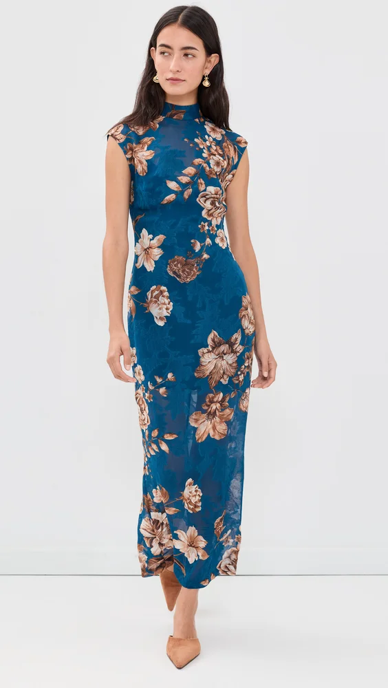 Midi Dress with Slip
