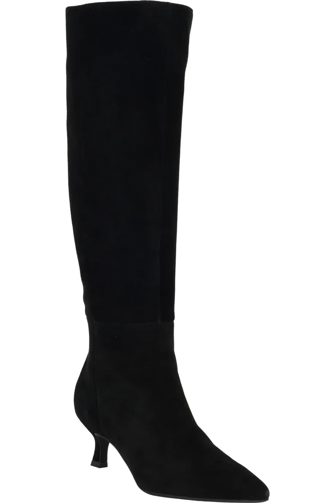 Akenzie Suede Wide Calf Knee High Boot