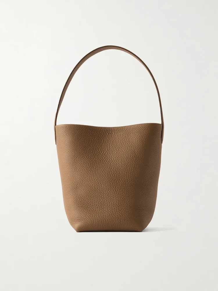 N/S Park small textured-leather tote