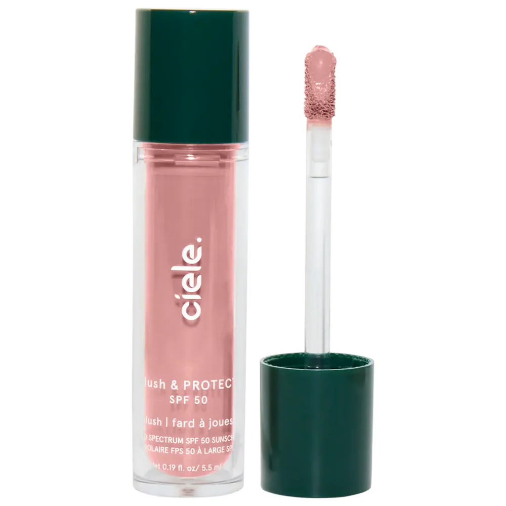 blush & PROTECT SPF 50+ liquid blush in January