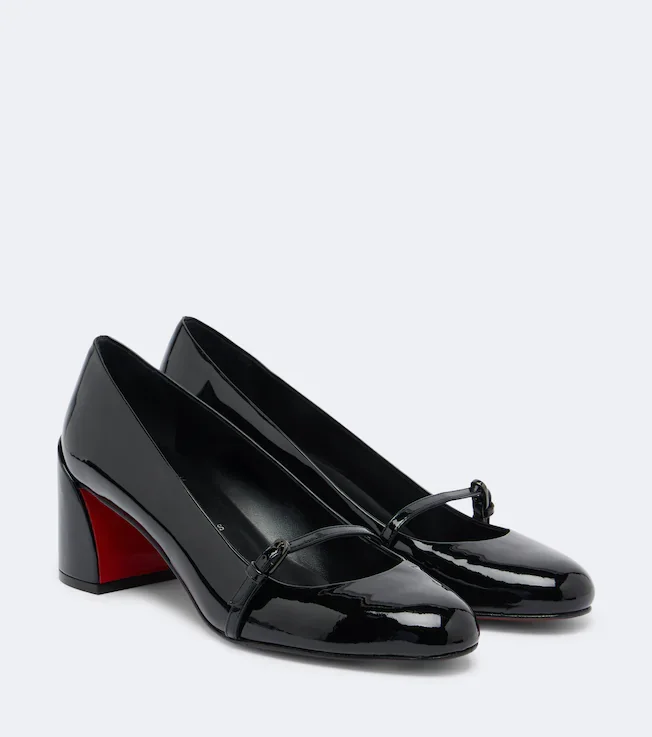 Jane Nina patent leather Mary Jane pumps