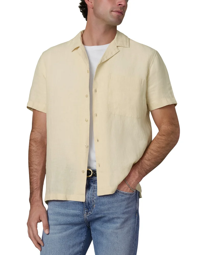 Linen Short Sleeve Camp Shirt