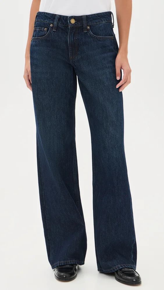 Cam Low Rise Straight Jeans