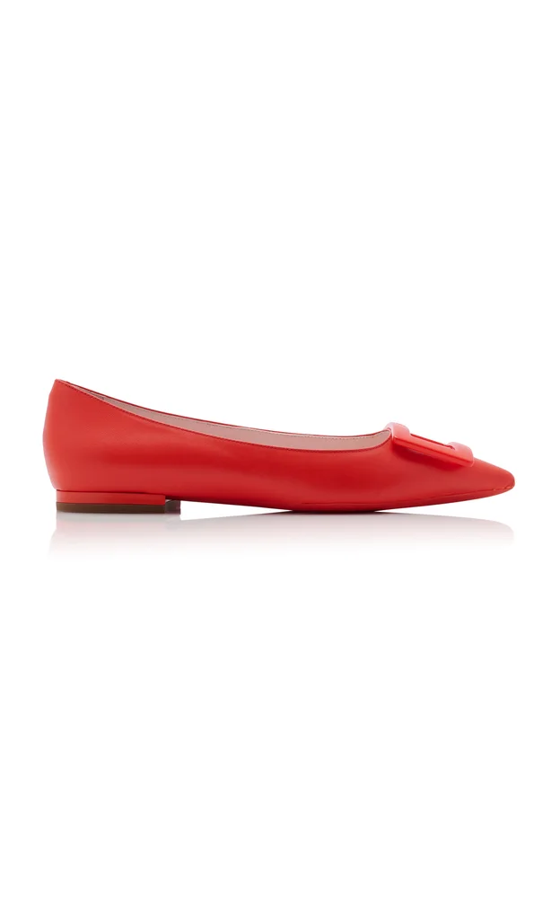 Gommettine Leather Flats