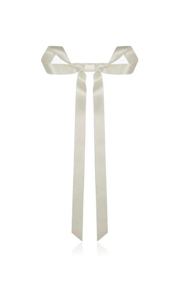 Gretta Silk Bow Barrette
