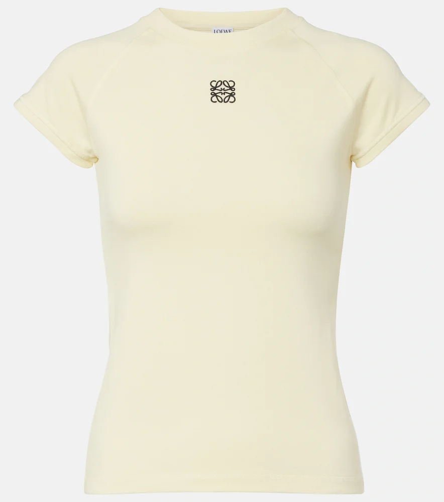 Anagram cotton-blend T-shirt