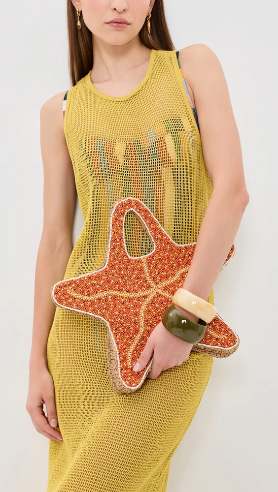 Beaded Starfish Bag