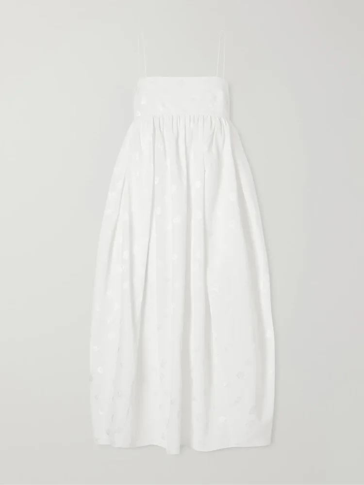 CBVilma floral-jacquard maxi dress