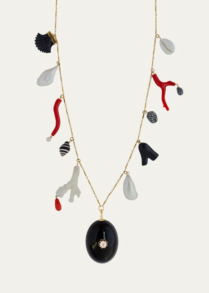 One-of-a-kind Vintage Charm Necklace