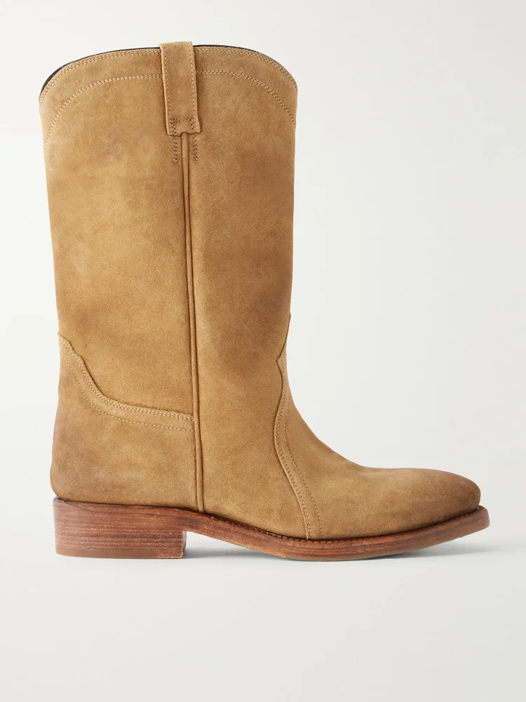 Suede ankle boots
