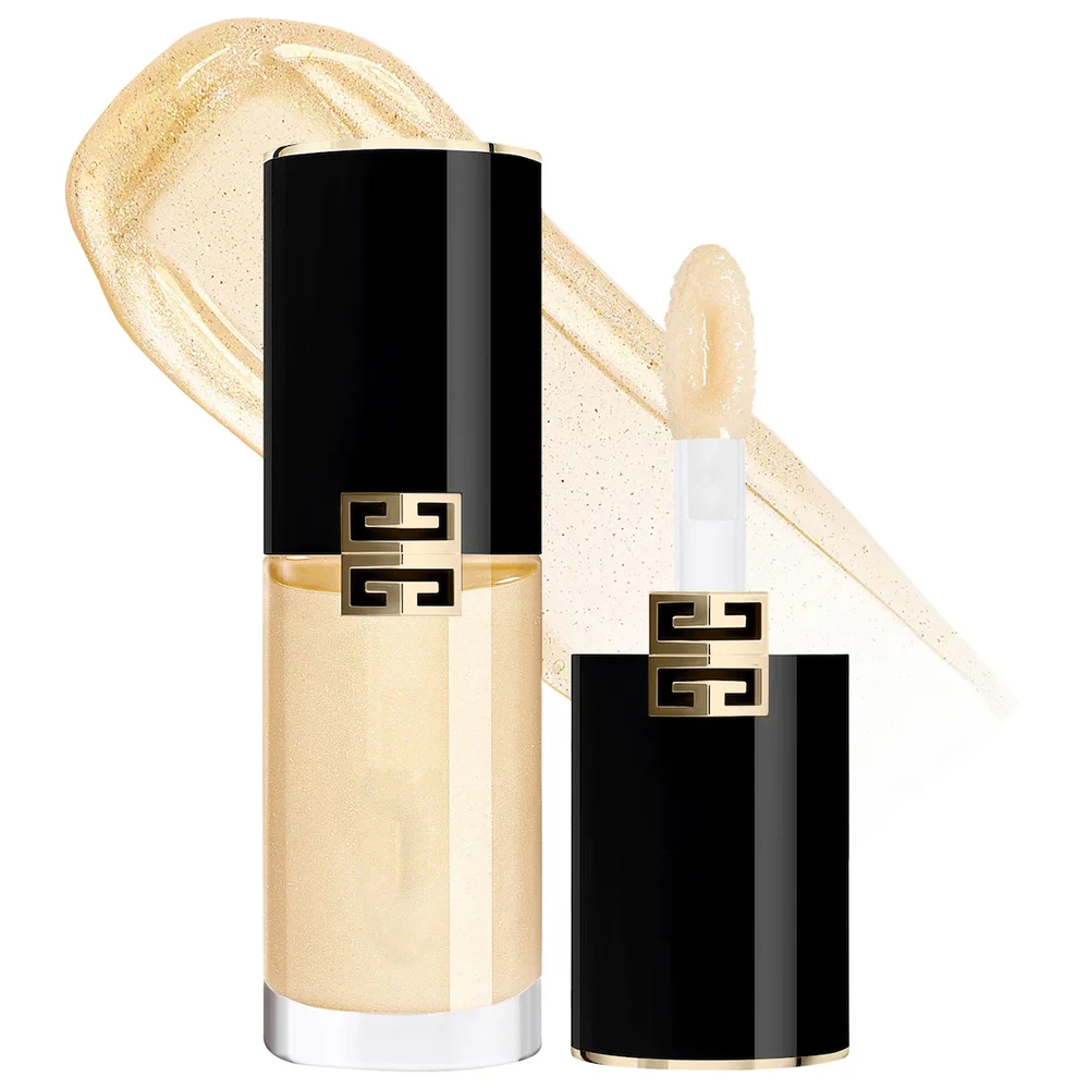 Limited Edition Perfecto Hydrating & Smoothing High-Shine Gold Shimmer Lip Oil Gloss in N02 Iridescent Gold