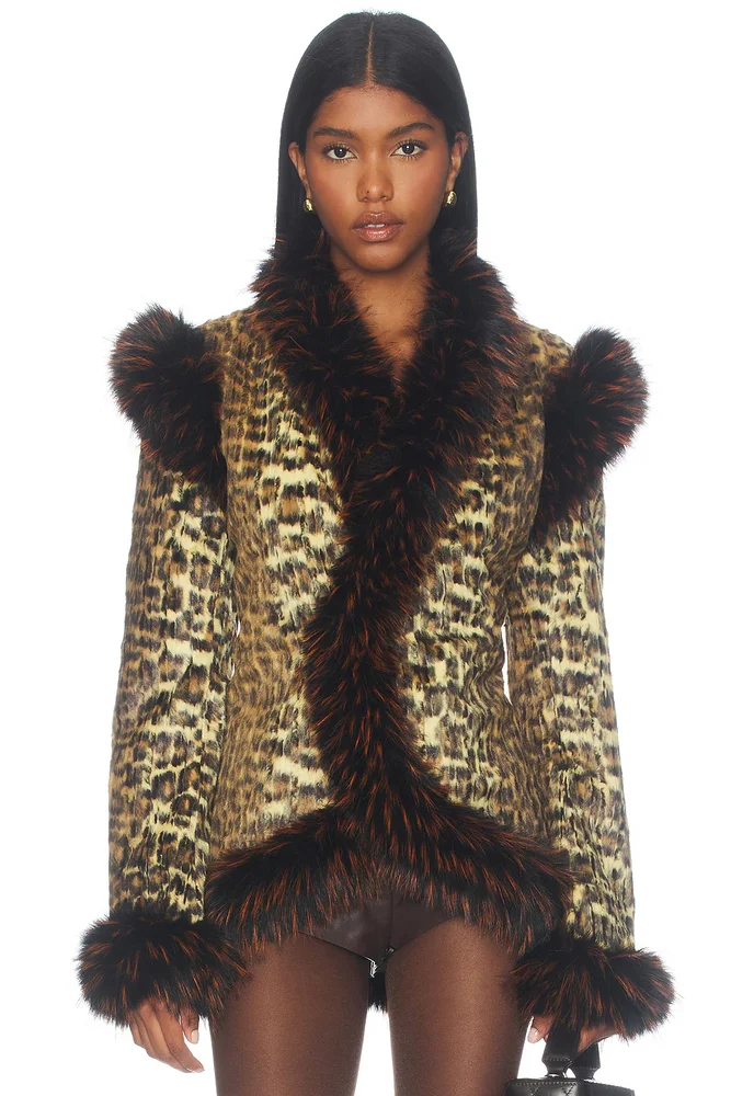 Elena Leopard Jacket