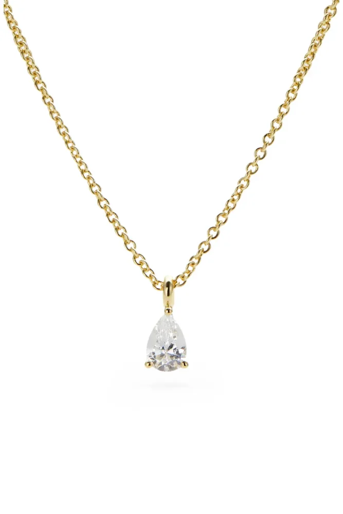 Delicate Solitaire Pendant, Elise Pendant