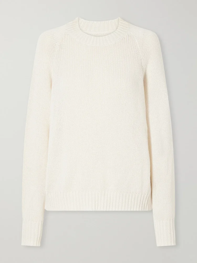 The New Crew cotton and cashmere-blend sweater