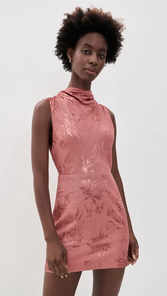 Cowl Mini Dress