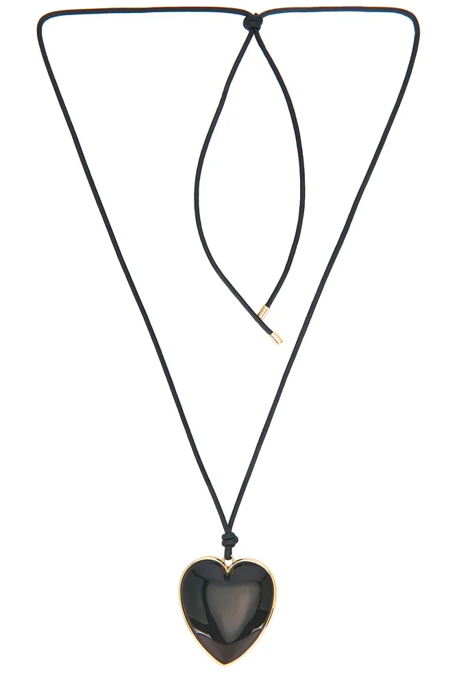 Heart Pendant Long Necklace