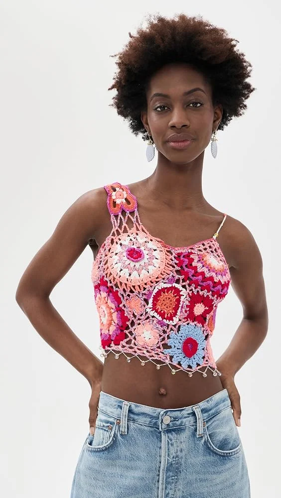 Fiorella Crochet Tank