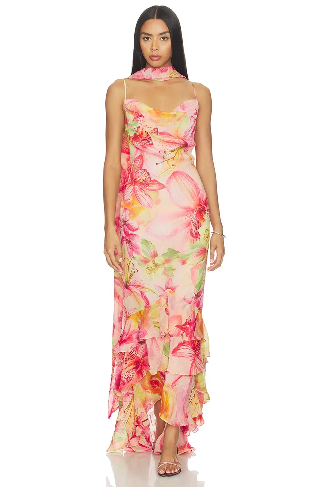 Ellis Long-Sleeve Maxi Dress