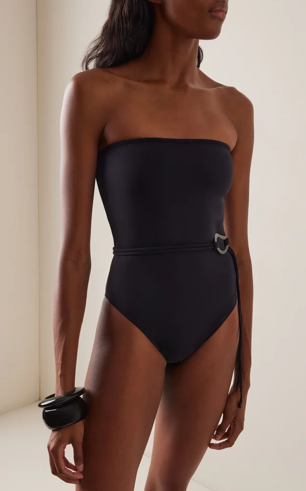 Orb Strapless One-Piece Swimsuit