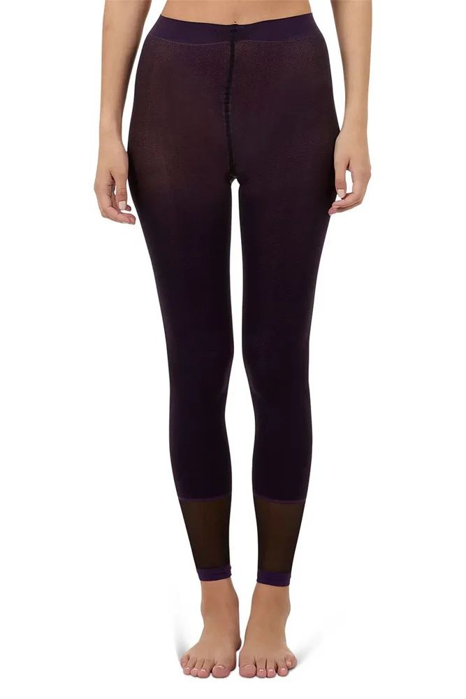 Herringbone Footless Tights