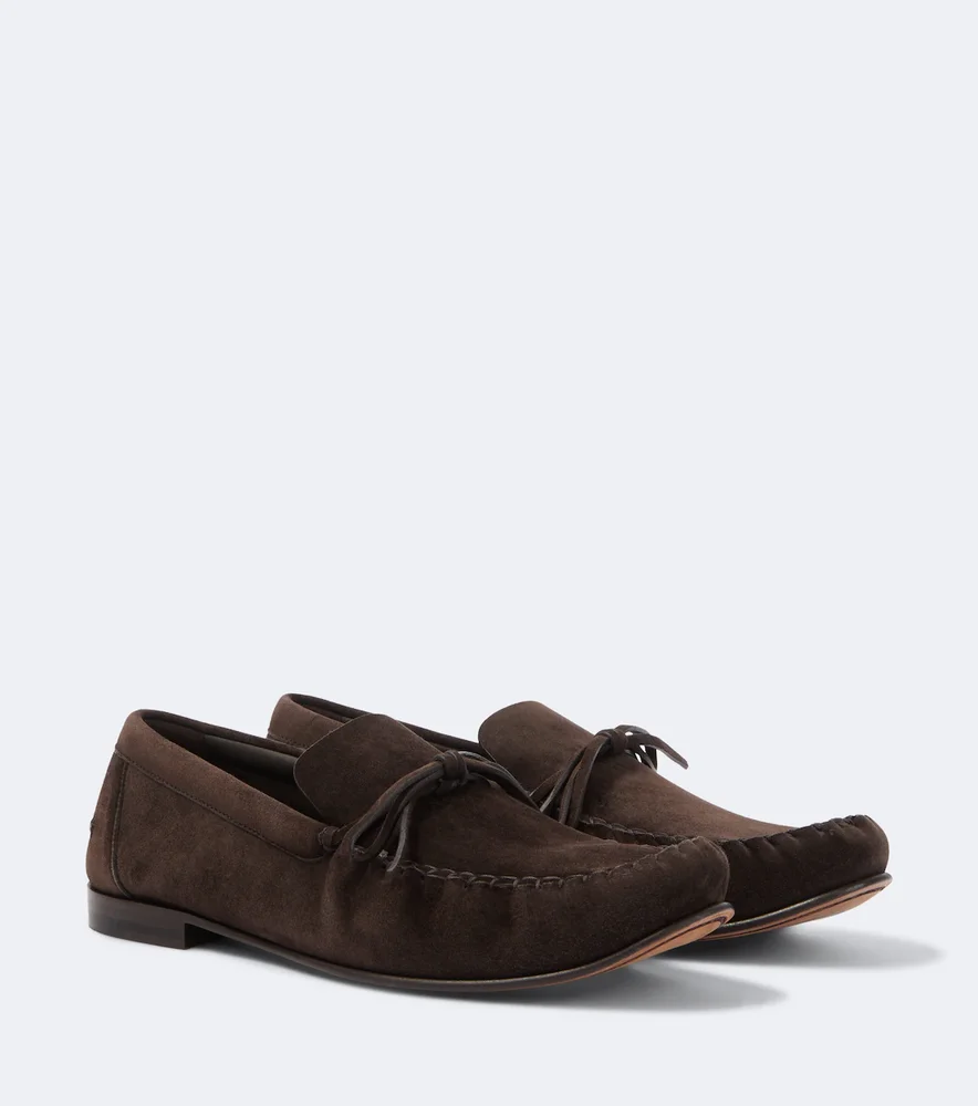 Suede loafers