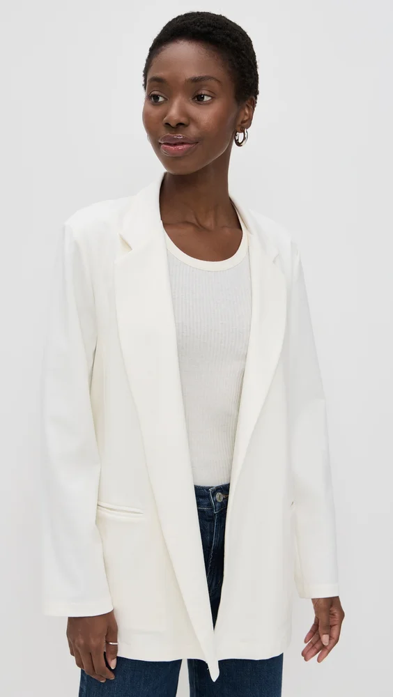 Ponte Knit Oversized Blazer
