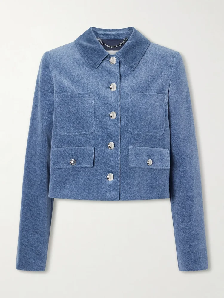 Astley cotton velvet jacket