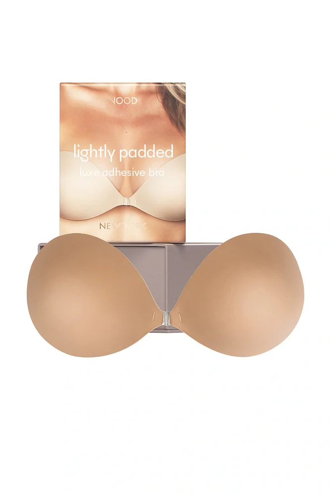 Lightly Padded Luxe Adhesive Bra in Soft Tan