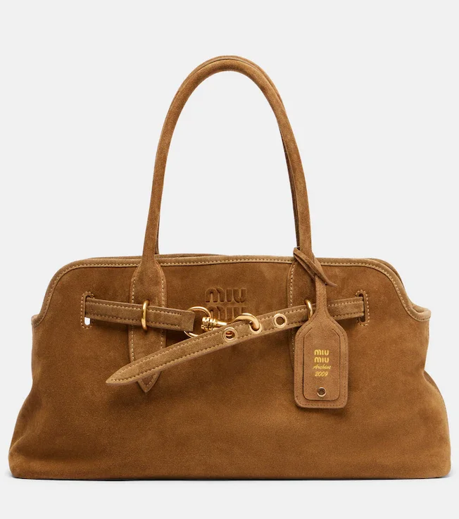 Adventure suede tote bag