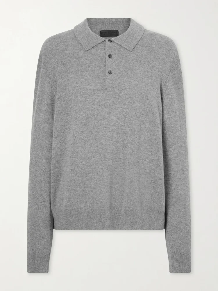jovan cashmere polo sweater