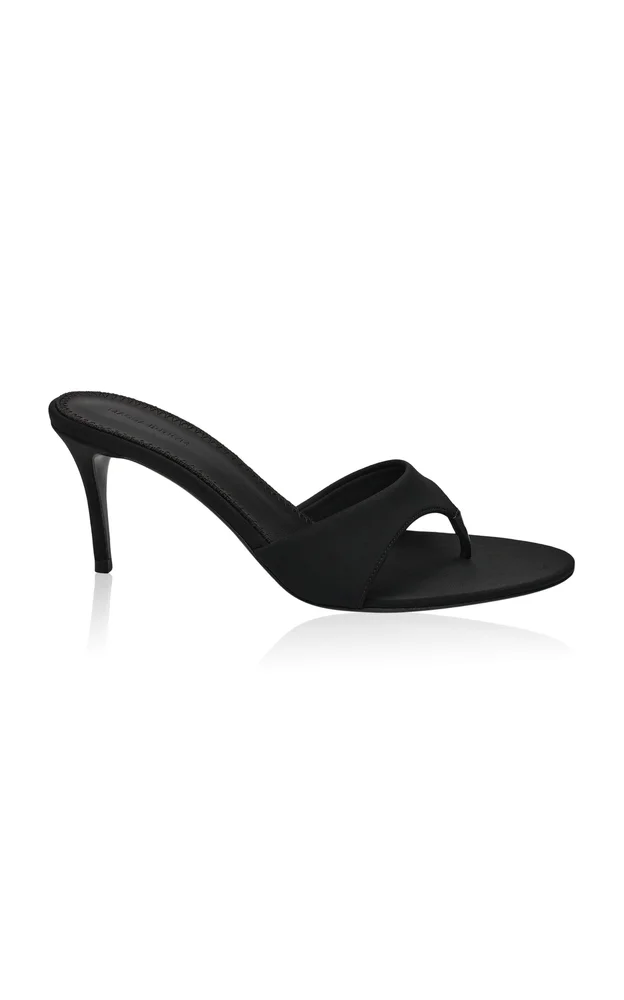 Black Scuba Thong Sandal