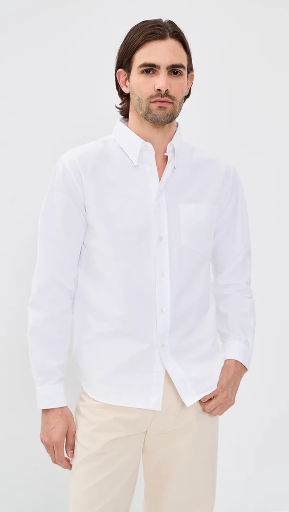 Beefy Cotton Oxford Shirt