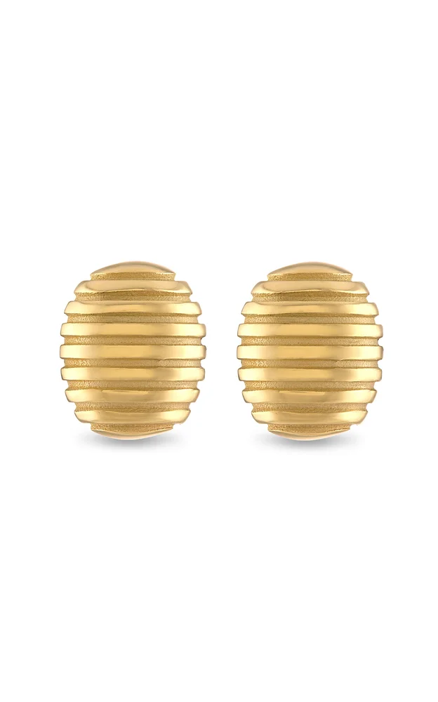 Isla 18K Yellow Gold Diamond Earrings