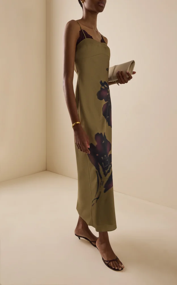 Tily Crepe Maxi Dress