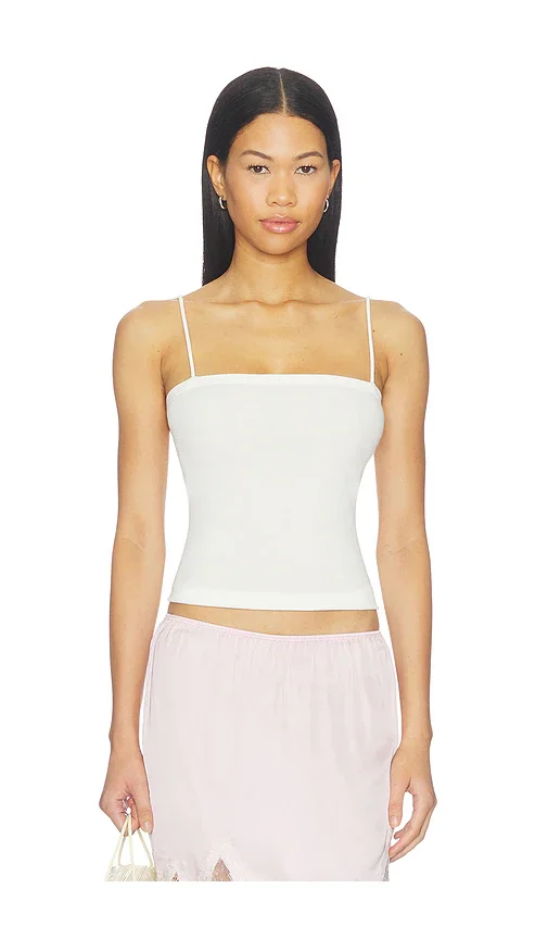 Organic Cotton Square Neck Cami