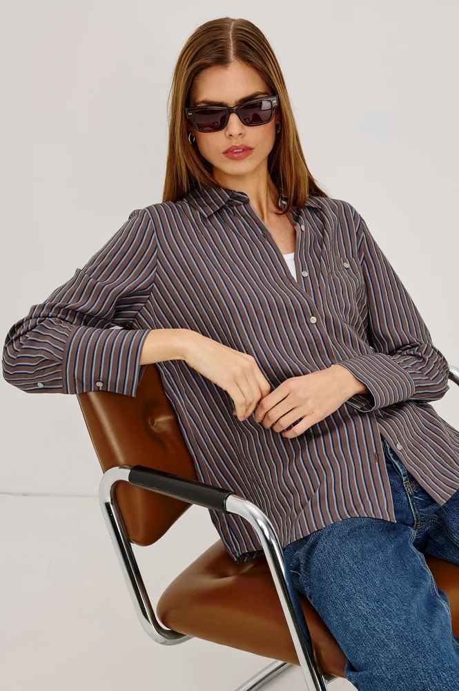 BECK SHIRT - HICKORY INDIGO STRIPE