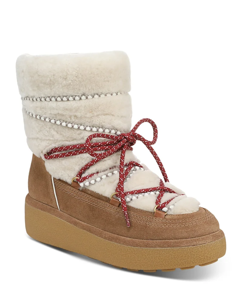Kirsta Suede & Shearling Winter Boots