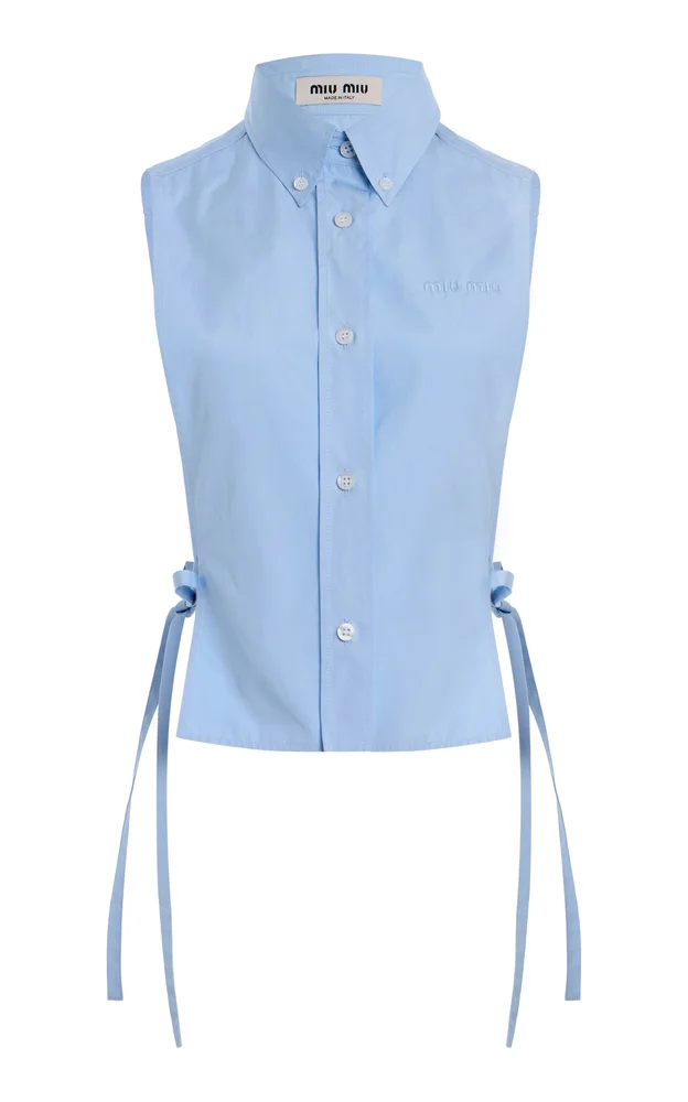 Cotton Poplin Top