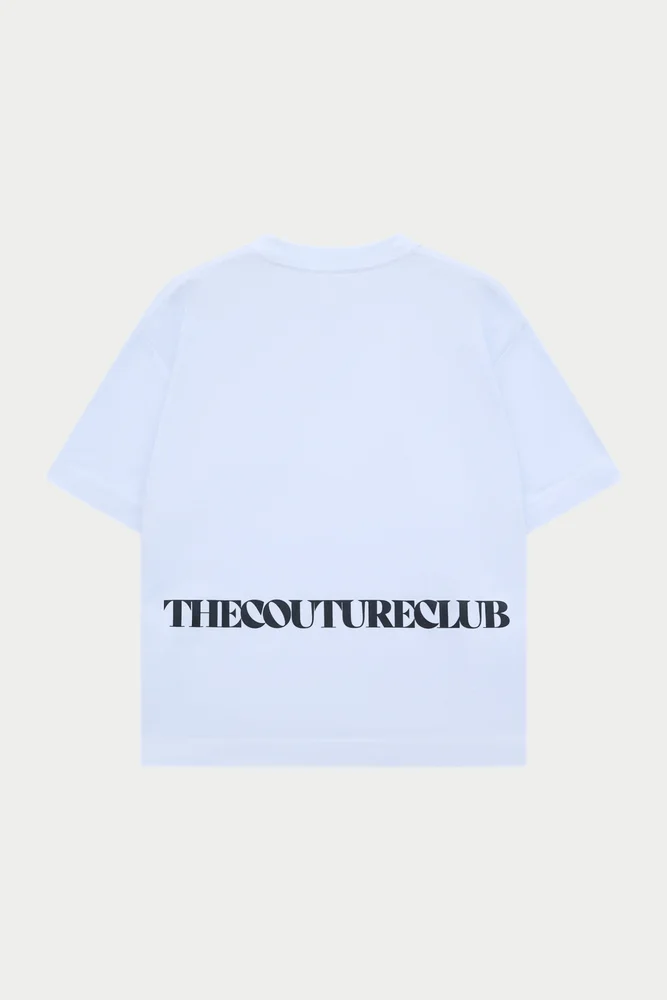 COPYRIGHT GRAPHIC PRINT T-SHIRT - WHITE