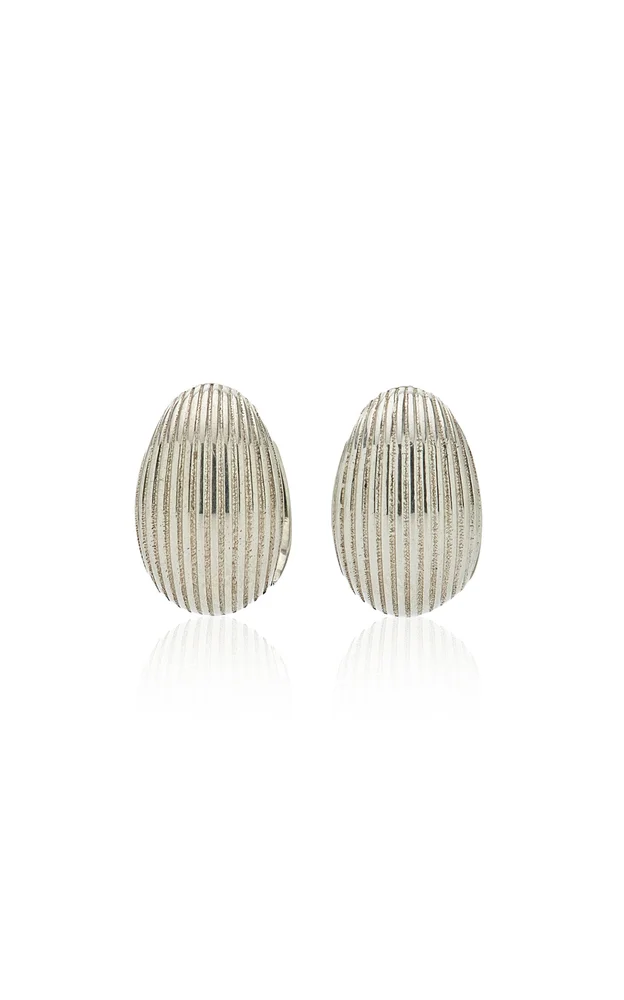 Reversible Hinged Sterling Silver Hoop Earrings