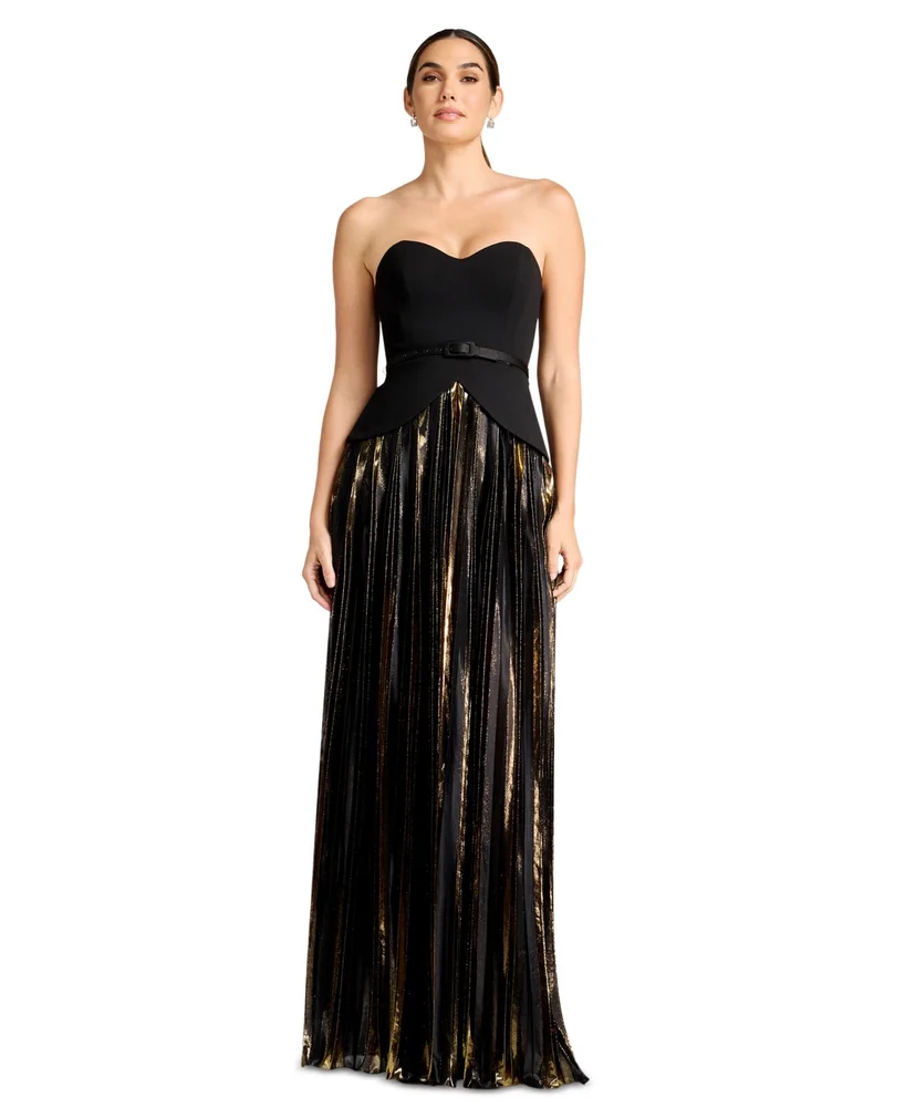NEW Women's Triston Strapless Sweetheart Fit-and-Flare Dress