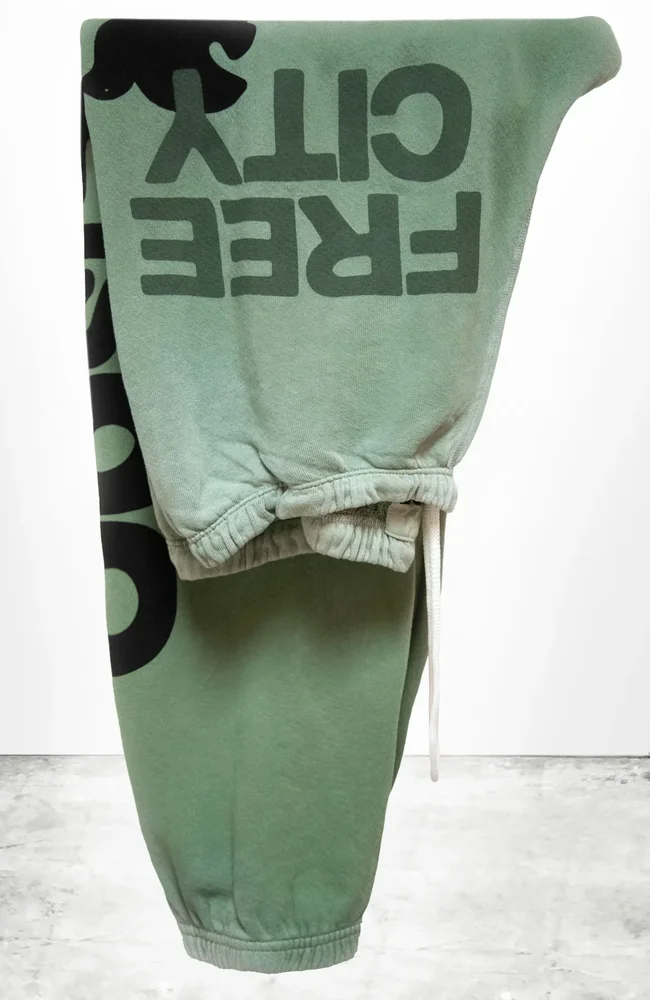 FREECITY LETSGO OG SUPERVINTAGE SWEATPANT- SURPLUS GREEN