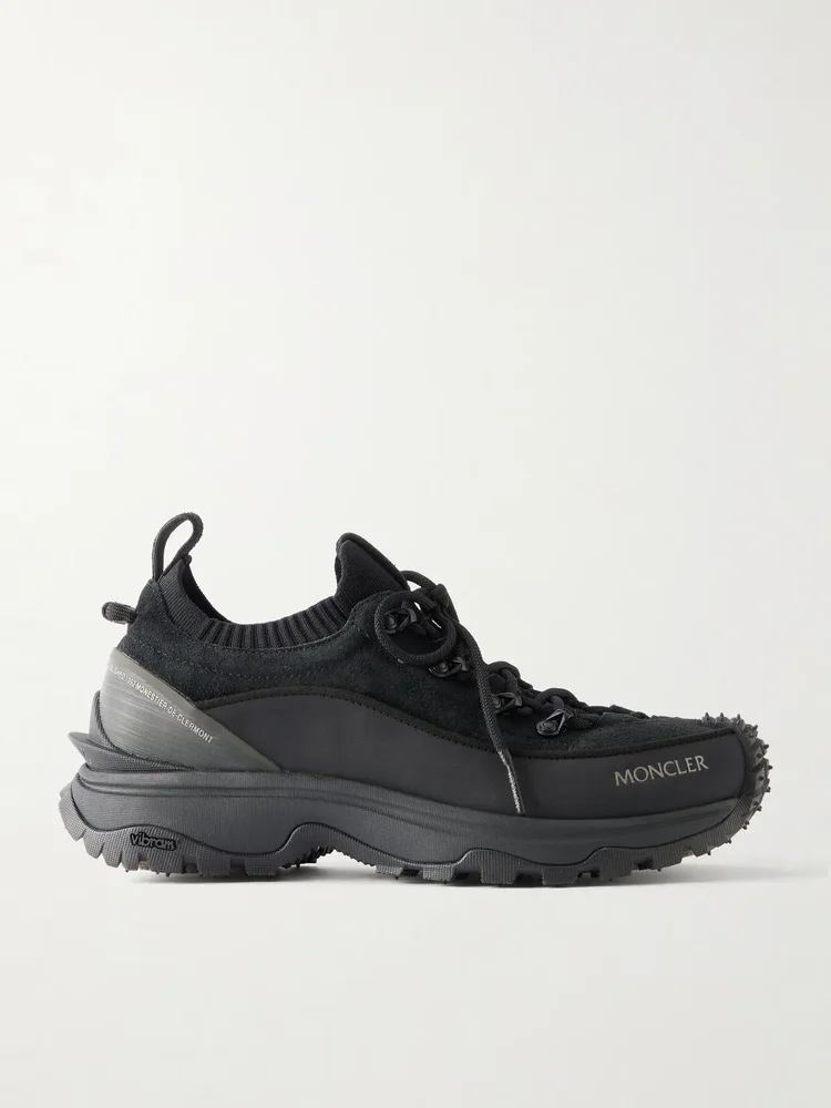 Trailgrip Lite3 Rubber Trimmed Suede Sneakers