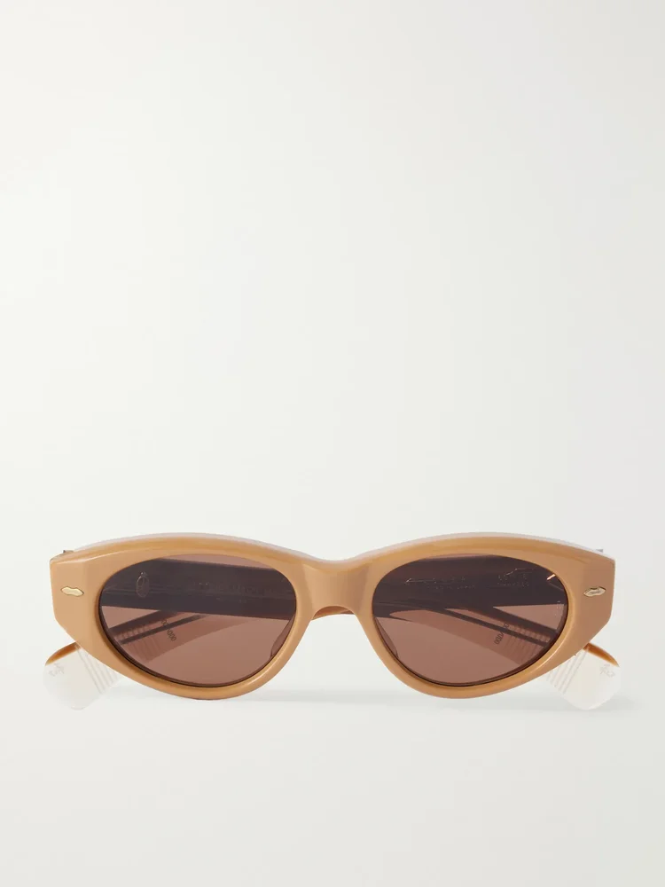 Krasner cat-eye acetate sunglasses