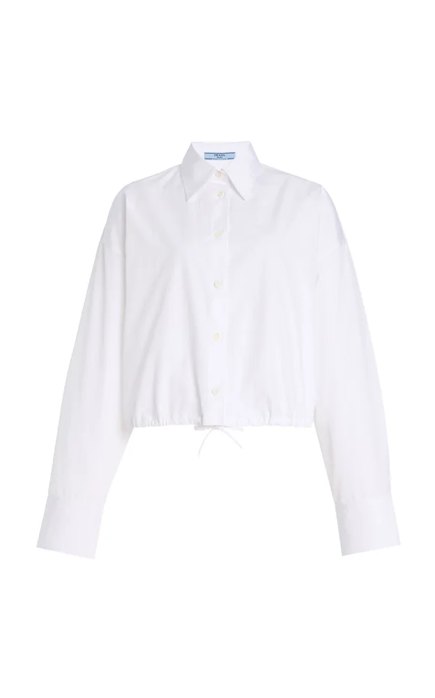 Oversized Cotton-Poplin Shirt