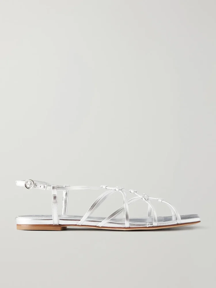 Anisa leather flat sandals