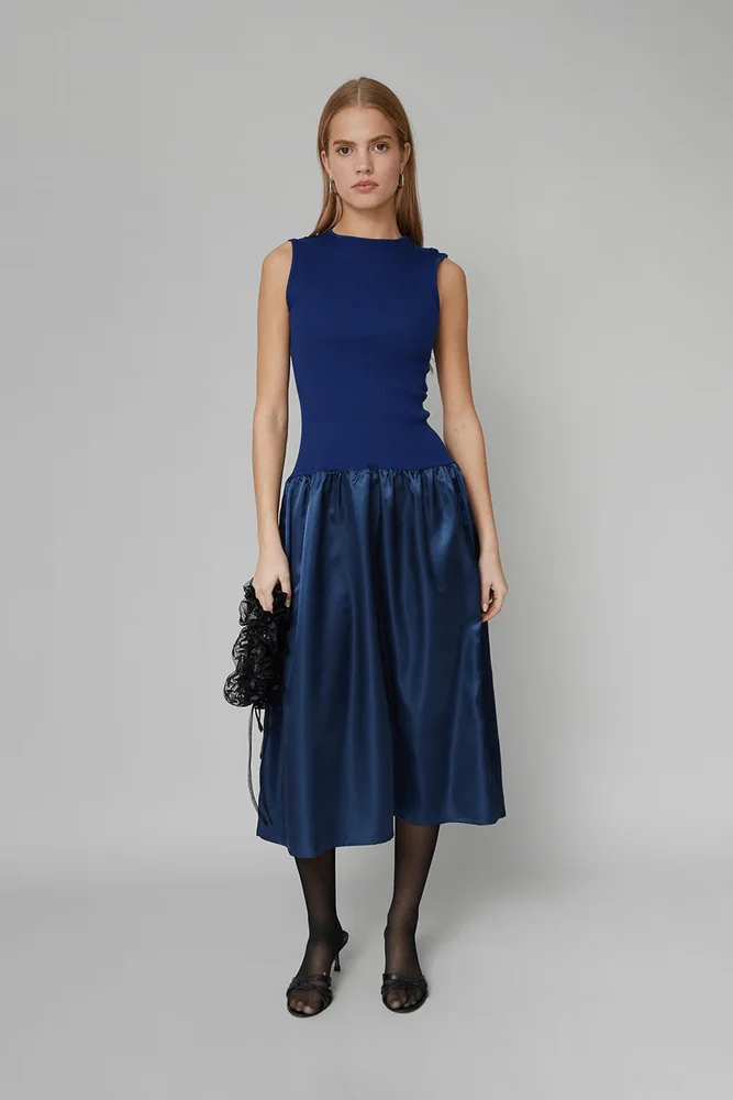 BEATRICE DRESS - BLUE