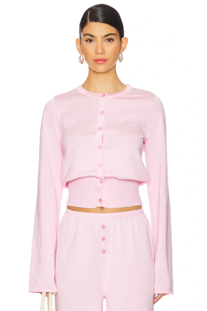 X REVOLVE Button Up August Top